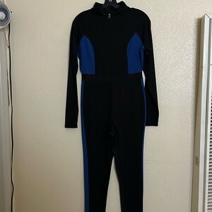 Black and Blue Women's Jumpsuit